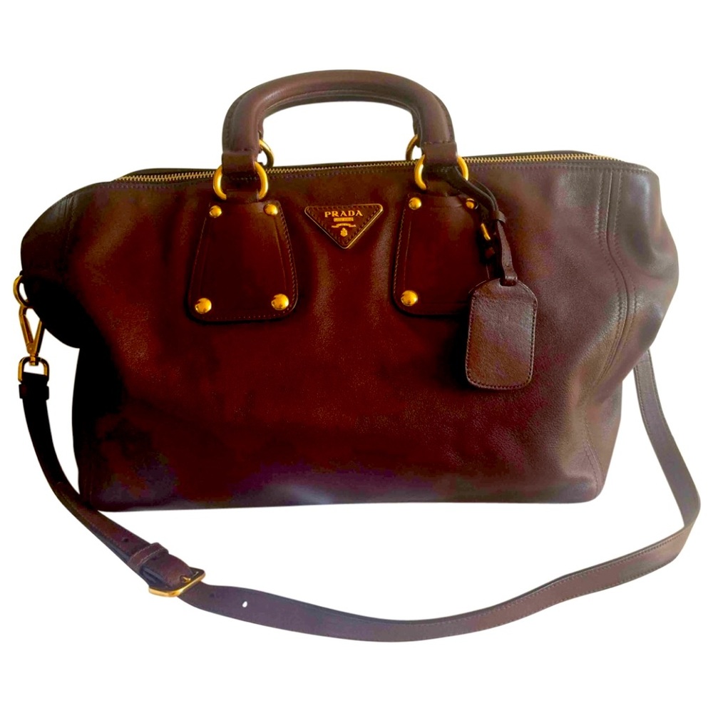 Prada Double Leather Crossbody